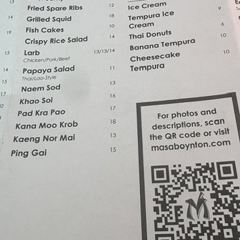 Masa - Masa Thai-Lao-Sushi Menu - Thai Near Me - Boynton Beach, Florida Masa - Masa Thai-Lao-Sushi Menu - Thai Near Me - Boynton Beach, Florida