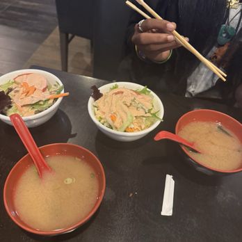 Sushi House - Miso soup and salad - Sushi Bars Near Me - Alameda, California Sushi House - Miso soup and salad - Sushi Bars Near Me - Alameda, California
