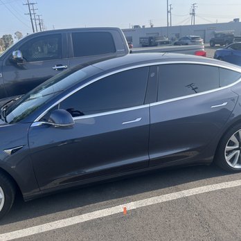 OC Tint Shop - Before chrome delete - Home Window Tinting Near Me - Irvine, California OC Tint Shop - Before chrome delete - Home Window Tinting Near Me - Irvine, California
