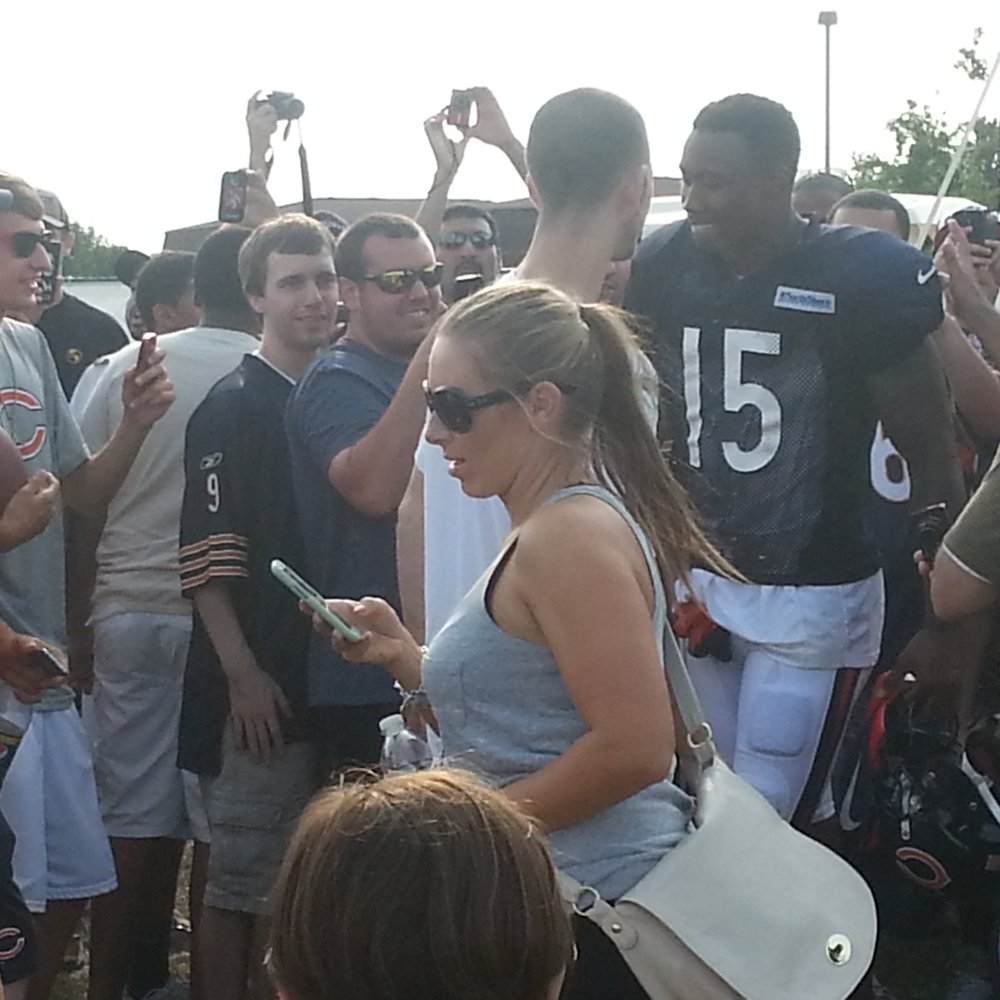 Bears Training Camp - B Marshall taking a stroll .... - Boot Camps Near Me - Bourbonnais, Illinois