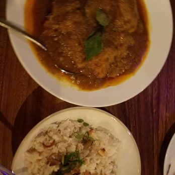 Rangoon Burmese Kitchen - Coconut fried rice. The perfect compliment to the pumpkin pork stew. - Burmese Near Me - Honolulu, Hawaii Rangoon Burmese Kitchen - Coconut fried rice. The perfect compliment to the pumpkin pork stew. - Burmese Near Me - Honolulu, Hawaii