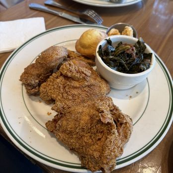 Fixins Soul Kitchen - 3 piece Fried Chicken with Collard Greens - Soul Food Near Me - Tulsa, Oklahoma Fixins Soul Kitchen - 3 piece Fried Chicken with Collard Greens - Soul Food Near Me - Tulsa, Oklahoma