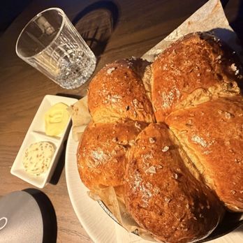 BOA Steakhouse - These Rosemary Sea Salt Parker House Rolls - Bars Near Me - Napa, California BOA Steakhouse - These Rosemary Sea Salt Parker House Rolls - Bars Near Me - Napa, California