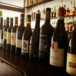 Cure Bar & Eatery - Massive wine selection.