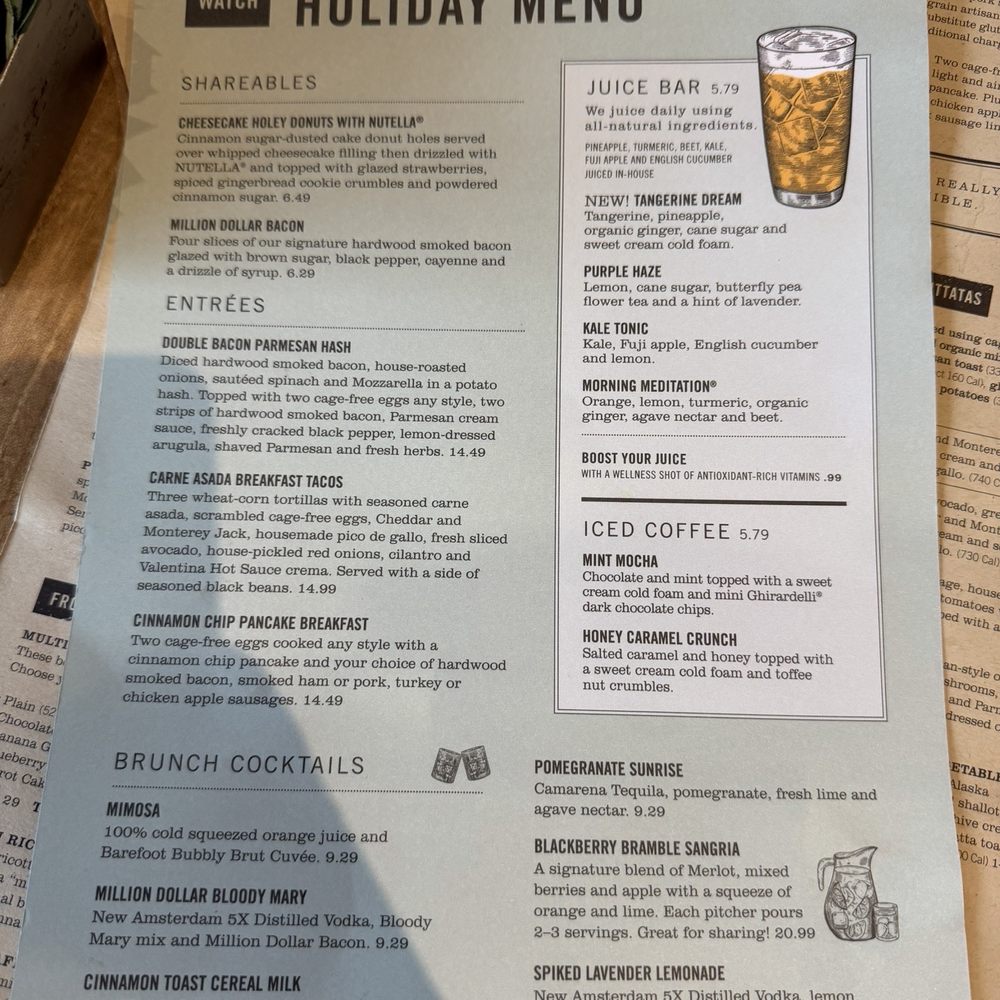 First Watch - Holiday menu - Breakfast & Brunch Near Me - Greensboro, North Carolina First Watch - Holiday menu - Breakfast & Brunch Near Me - Greensboro, North Carolina