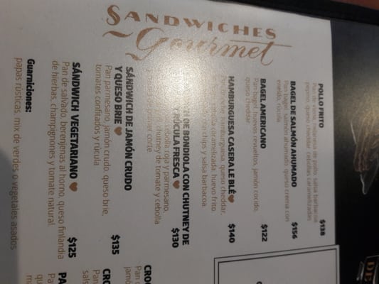 Menu photo 2 Le Blé Buenos Aires, C Menu photo 2 Le Blé Buenos Aires, C