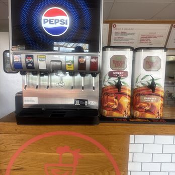 Happy Chicks - Drink station - Chicken Shop Near Me - Austin, Texas