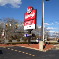 Wendy's - New look - street sign!