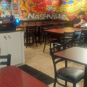 Hangry Joe’s Hot Chicken - Seating area - Chicken Shop Near Me - Columbia, Maryland Hangry Joe’s Hot Chicken - Seating area - Chicken Shop Near Me - Columbia, Maryland