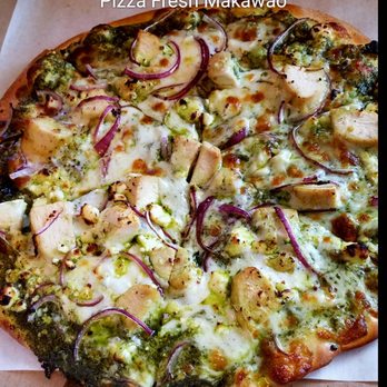 Pizza Fresh Makawao - Believe it or not...........this is a "small" sized pizza! - Pizza Near Me - Makawao, Hawaii Pizza Fresh Makawao - Believe it or not...........this is a "small" sized pizza! - Pizza Near Me - Makawao, Hawaii