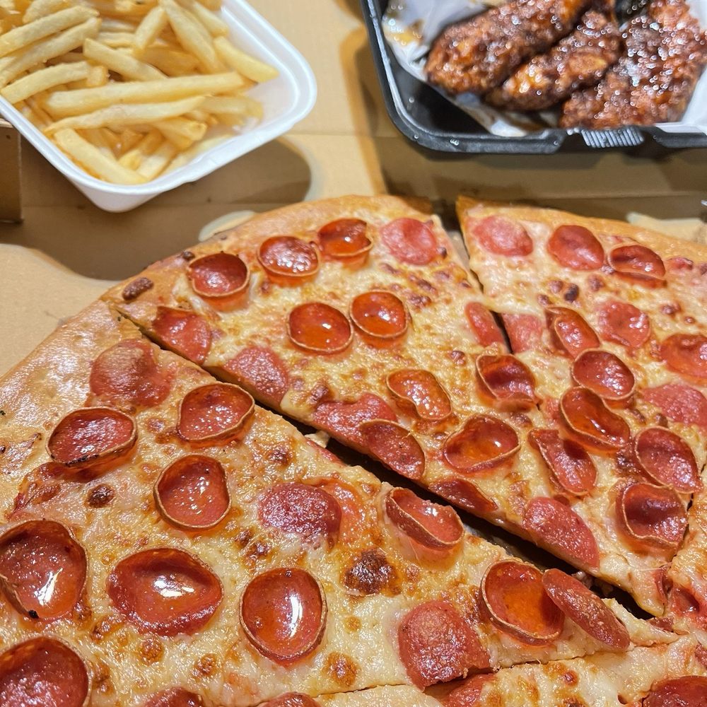 Byte Pizza & Chicken - Our perfect Thin Crust Pizza (Select Toppings) , 5 Piece Tenders Meal , French Fries - Pizza Near Me - Las Vegas, Nevada