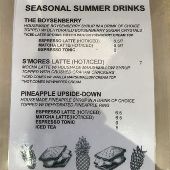 KIT Coffee - Seasonal Menu - Coffee & Tea Near Me - Irvine, California