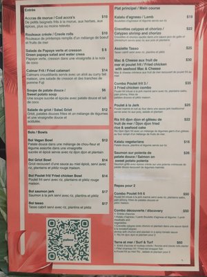 Menu photo 5 Palme Montreal, QC Menu photo 5 Palme Montreal, QC