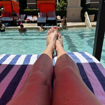 Athena Nails & Head Spa - Another pedicure poolside wanted to have my best foot forward for Las Vegas - Nail Salons Near Me - Sacramento, California