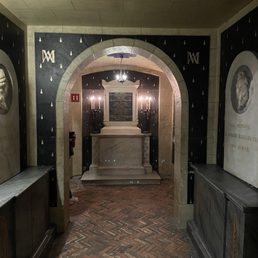 Entering Marie Antoinette's cell which is now a shrine Entering Marie Antoinette's cell which is now a shrine