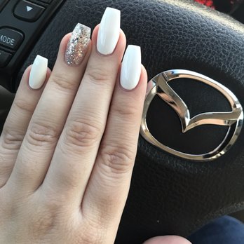 Nail Place - Simple 21st birthday nails. (Vince) - Nail Salons Near Me - Gardena, California Nail Place - Simple 21st birthday nails. (Vince) - Nail Salons Near Me - Gardena, California