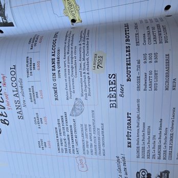 La Bûche - Menu - Canadian (New) Near Me - Quebec City, Quebec