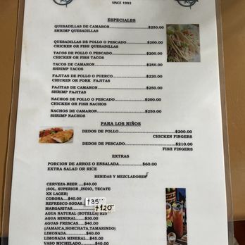 Pescaderia San Carlos - Menu p 2 - Mexican Near Me - San Miguel, ROO Pescaderia San Carlos - Menu p 2 - Mexican Near Me - San Miguel, ROO