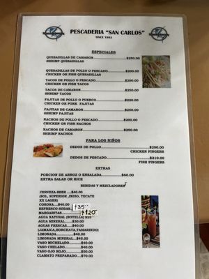 Menu photo 3 Pescaderia San Carlos San Miguel, ROO Menu photo 3 Pescaderia San Carlos San Miguel, ROO