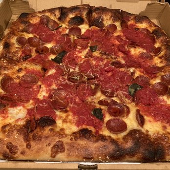 Pizza Jawn - Grandma pie w/pepperoni - Pizza Near Me - Philadelphia, Pennsylvania Pizza Jawn - Grandma pie w/pepperoni - Pizza Near Me - Philadelphia, Pennsylvania