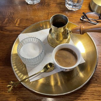 Ammatoli - Turkish coffee beautifully served - Mediterranean Near Me - Long Beach, California