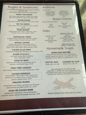 Menu photo 7 The Red Blazer Restaurant & Pub Concord, NH Menu photo 7 The Red Blazer Restaurant & Pub Concord, NH