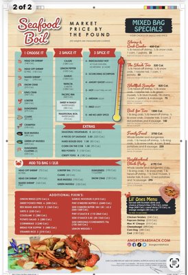 Menu photo 1 Angry Crab Shack San Tan Valley, AZ