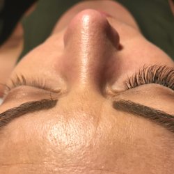 Kelli Pike Lashes & Tans - One eye done! Classic natural-look lash extensions..
