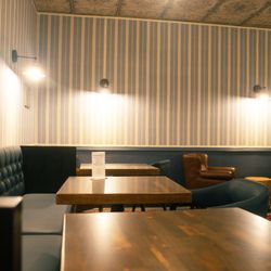 The Sword and Shovel - Cave of Adullam - Place for students to study. Featuring leather chairs and booths with tables