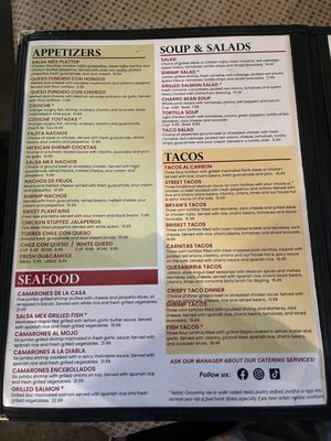 Menu photo 4 Salsa Tex Mex Anna, TX