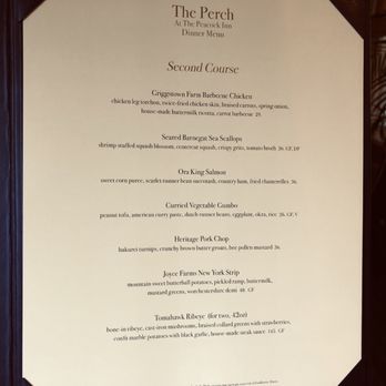 The Perch At Peacock Inn - The offerings - New American Near Me - Princeton, New Jersey The Perch At Peacock Inn - The offerings - New American Near Me - Princeton, New Jersey