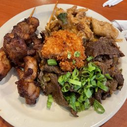 Plate from buffet Plate from buffet
