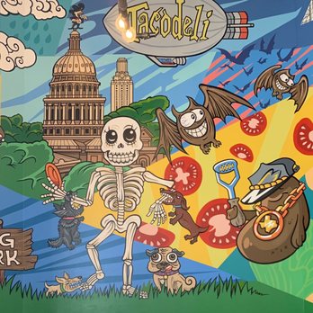 Tacodeli - Mural by Mila Sketch - Tacos Near Me - Austin, Texas
