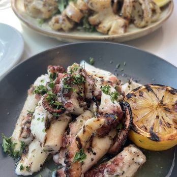 Pinafini - Octopus appetizer and Grilled Calamari - Mediterranean Near Me - Laguna Beach, California Pinafini - Octopus appetizer and Grilled Calamari - Mediterranean Near Me - Laguna Beach, California