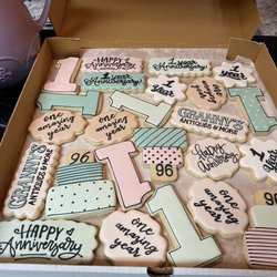 The Midnight Baker & Sweets - 2 Dozen Cookies (Most were for a One Year Anniversary for a business opening. Loved them!