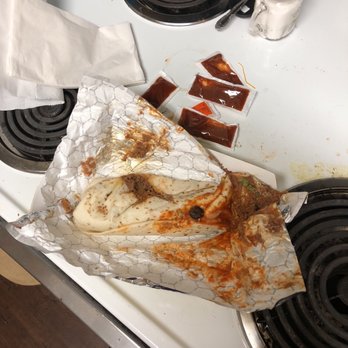Taco Casa - Get home and this is my super burrito. - Mexican Near Me - Grapevine, Texas