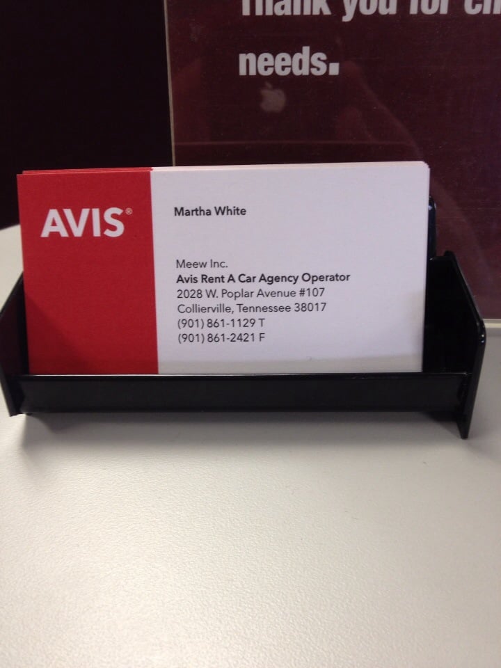AVIS RENT A CAR Updated July 2024 22 Reviews 2028 W Poplar Ave, Collierville, Tennessee