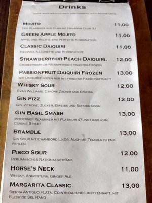 Menu photo 1 Mojito's Fine Cocktailbar Dusseldorf, NW