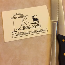 L'Eau Vive sur la Route - Carte