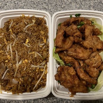 Canto House - Beef Fried Rice and Salt and Pepper Pork Chop - Cantonese Near Me - Philadelphia, Pennsylvania