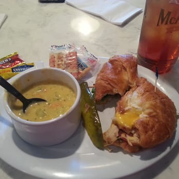 McAlister's Deli - Grilled club on crossiant with broccoli cheese soup - Delis Near Me - Hot Springs, Arkansas McAlister's Deli - Grilled club on crossiant with broccoli cheese soup - Delis Near Me - Hot Springs, Arkansas