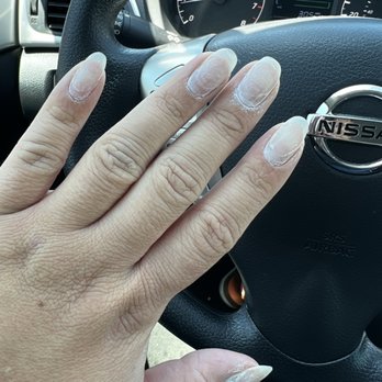 5:5 Nail Bar - My nails that I left with after soaking for an hour in acetone. - Nail Salons Near Me - Tucson, Arizona 5:5 Nail Bar - My nails that I left with after soaking for an hour in acetone. - Nail Salons Near Me - Tucson, Arizona