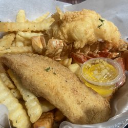 Combo Basket: select any 2 items over a bed of fries