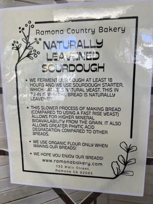 Menu photo 1 Ramona Country Bakery Ramona, CA Menu photo 1 Ramona Country Bakery Ramona, CA