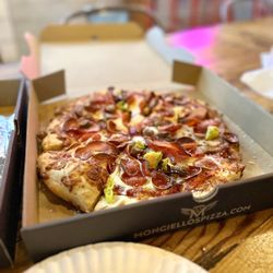 Mongiello's Pizza & Wings - Mighty meaty pizza (12 in)