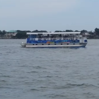 Galveston Water Adventures - View from the boat! Another tour boat we passed. (snapshot from video excuse the quality...use your video during tour!) - Boat Charters Near Me - Galveston, Texas Galveston Water Adventures - View from the boat! Another tour boat we passed. (snapshot from video excuse the quality...use your video during tour!) - Boat Charters Near Me - Galveston, Texas