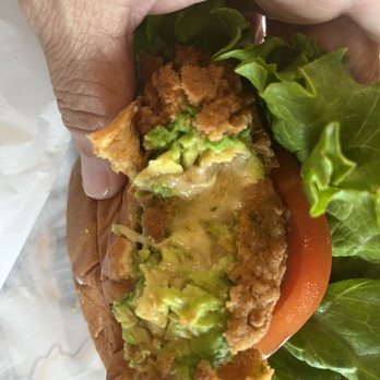 Super Chix - Fried avocado sandwich - Chicken Shop Near Me - Knoxville, Tennessee