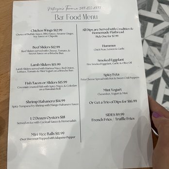 Patrizia's Taverna - Bar food menu - Italian Near Me - Staten Island, New York