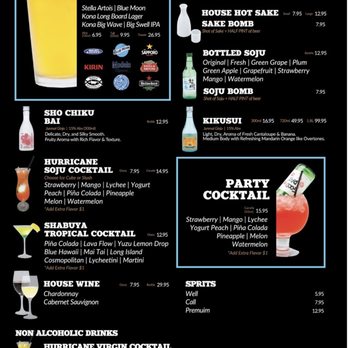 Shabuya - dinner menu ( drinks ) - Hot Pot Near Me - Honolulu, Hawaii Shabuya - dinner menu ( drinks ) - Hot Pot Near Me - Honolulu, Hawaii
