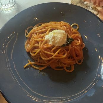 Impasto by Terun - Spaghetti with burrata - Pizza Near Me - San Carlos, California Impasto by Terun - Spaghetti with burrata - Pizza Near Me - San Carlos, California